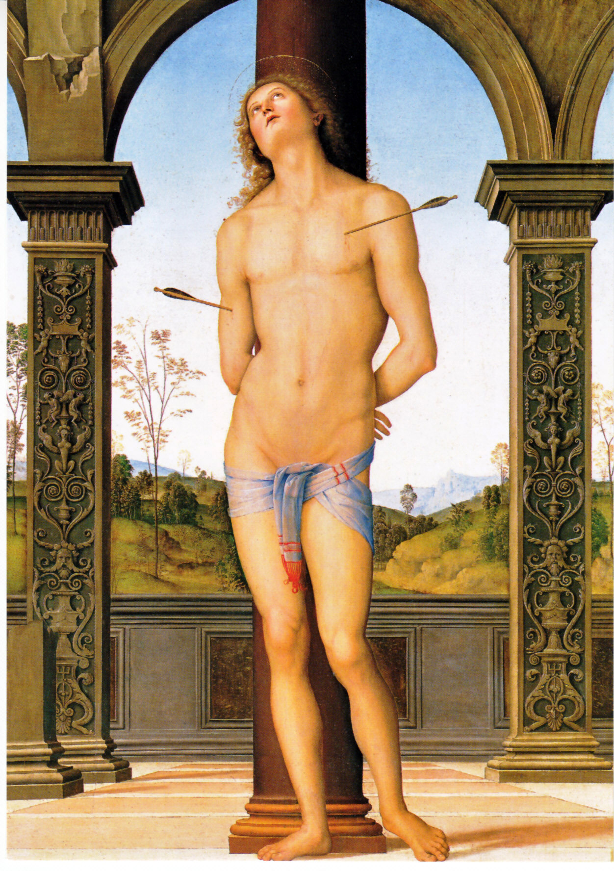 Sint-Sebastiaan door Perugino
