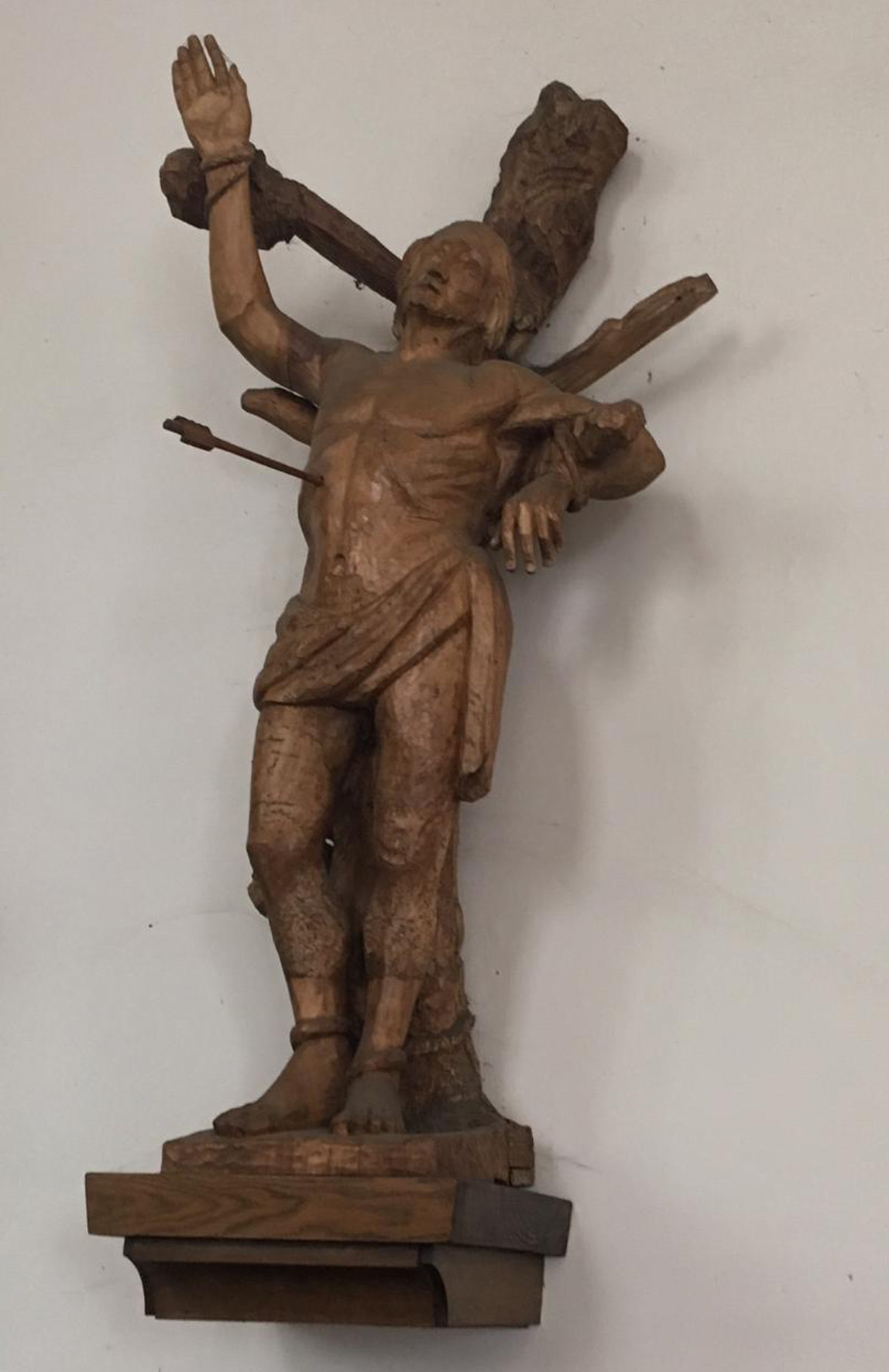 Sint-Sebastiaan beeld in Wechelderzande