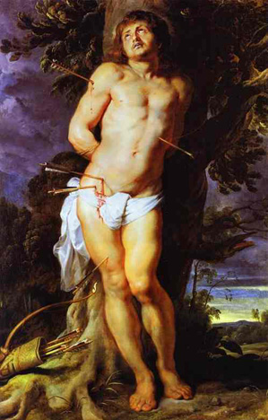 Sint-Sebastiaan door Rubens, ca. 1614